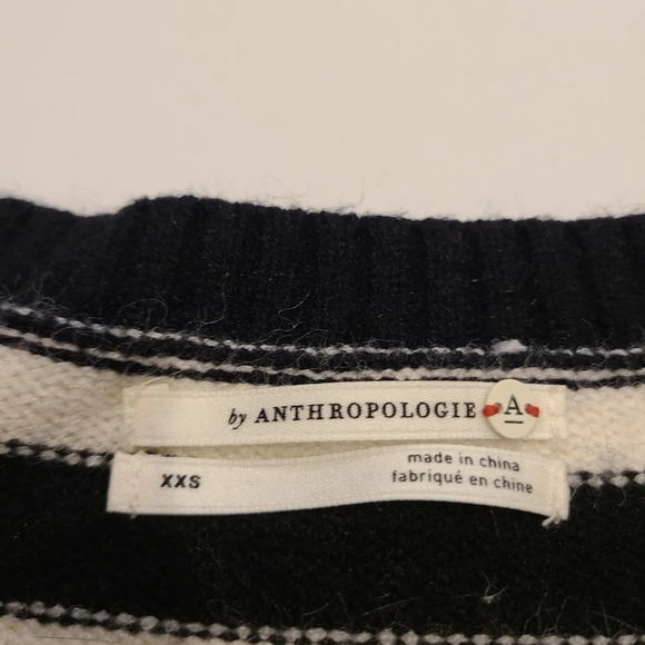 Antropologie crewneck sweater Women's sz.XXS striped - Picture 8 of 14